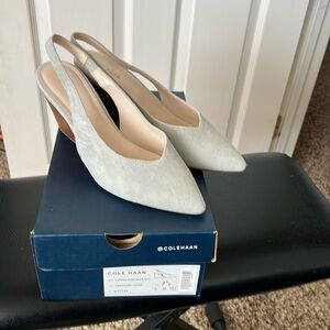 Cole Haan wedge pumps